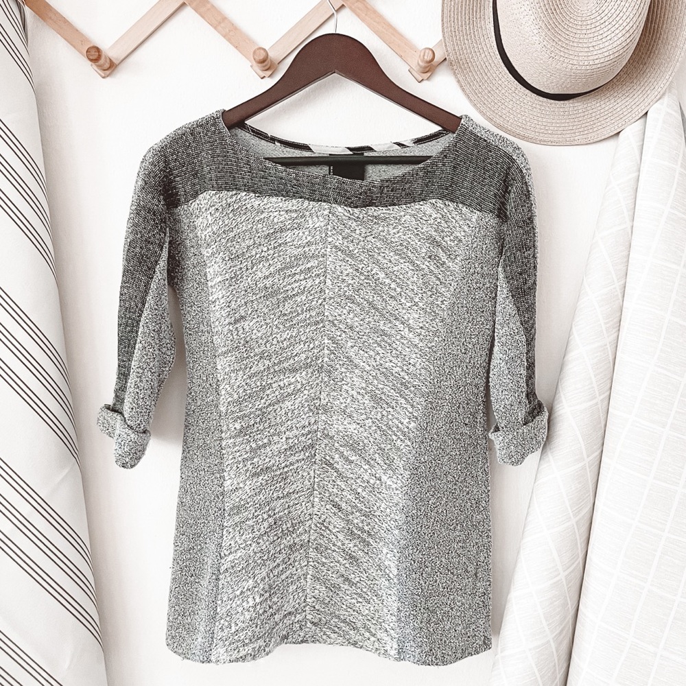 Anthropologie Gray Sweater